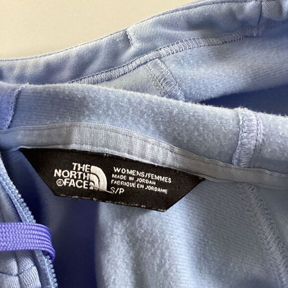The North Face Sz S Full Zip Hoodie Blue Pockets - Picture 6 of 9